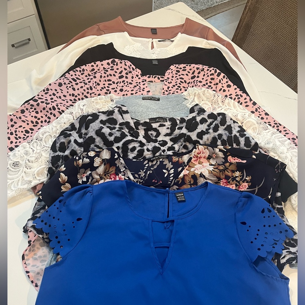 Large and XL SHEIN Dress Shirt Bundle